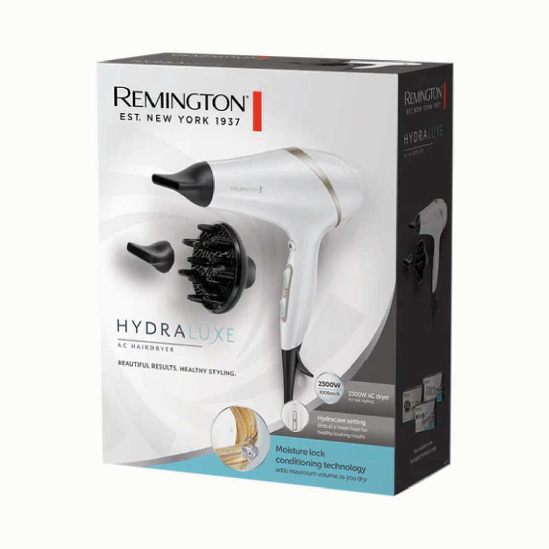 REMINGTON HYDRALUXE HAIR DRYER WITH MOISTURE